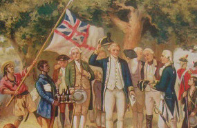 Captain Cook takes formal possession of New South Wales 1770